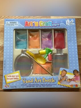 Art 'n Craft Sand Art Bottle Kit - Multicolor Sand